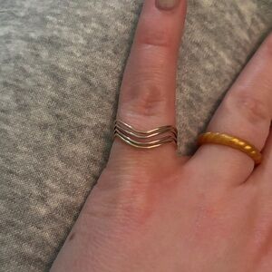 Mixed metal ring